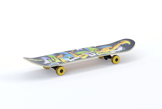 3d skateboard Rendering 2