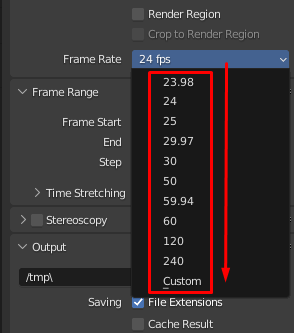 How To Change FPS In Blender For Both Render and Playback