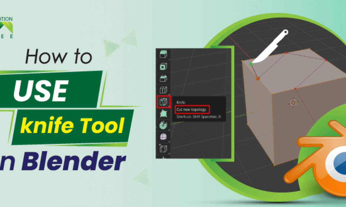 How to Use knife Tool in Blender