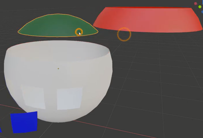 Separate Fragments of an Object in Blender 2
