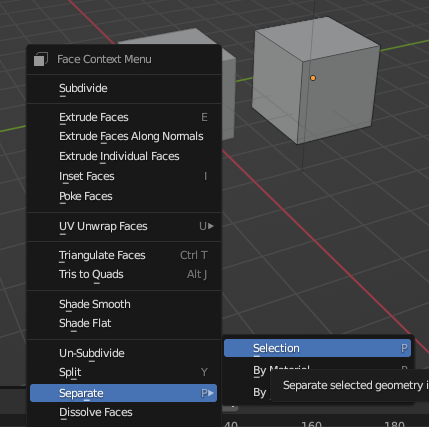 Separate Two Objects In Blender