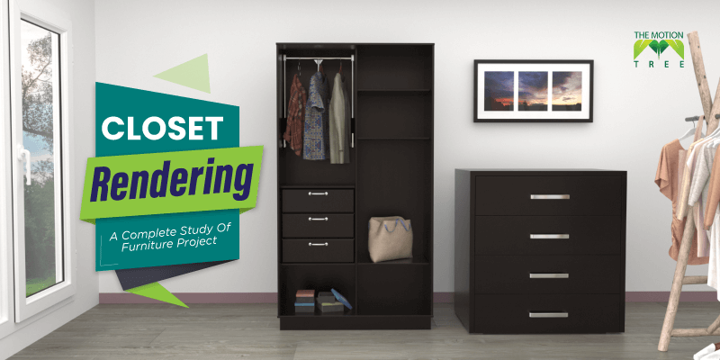 Closet Rendering: A Complete Process Of A Furniture Rendering Project