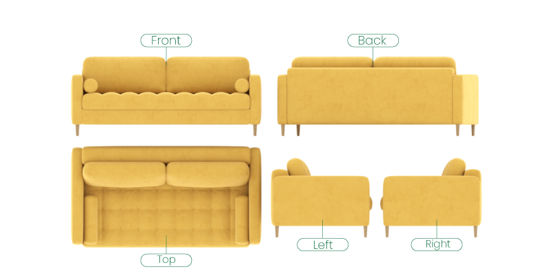 Making A 360 Degree View Of The Sofa Model