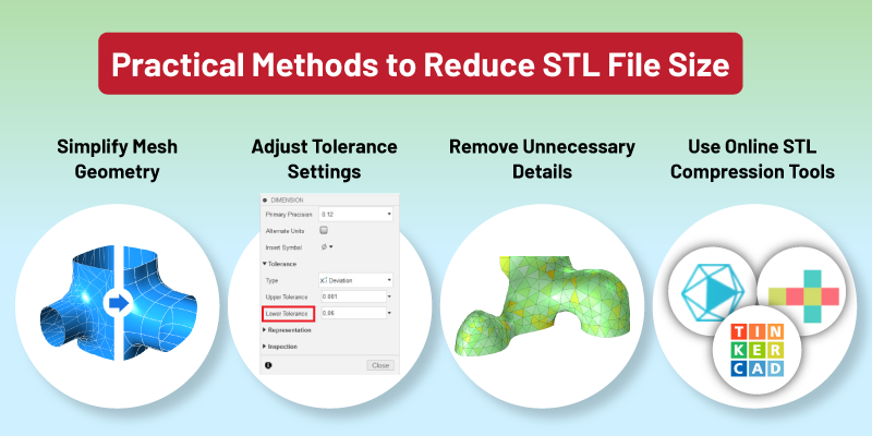 Practical Methods to Reduce STL File Size