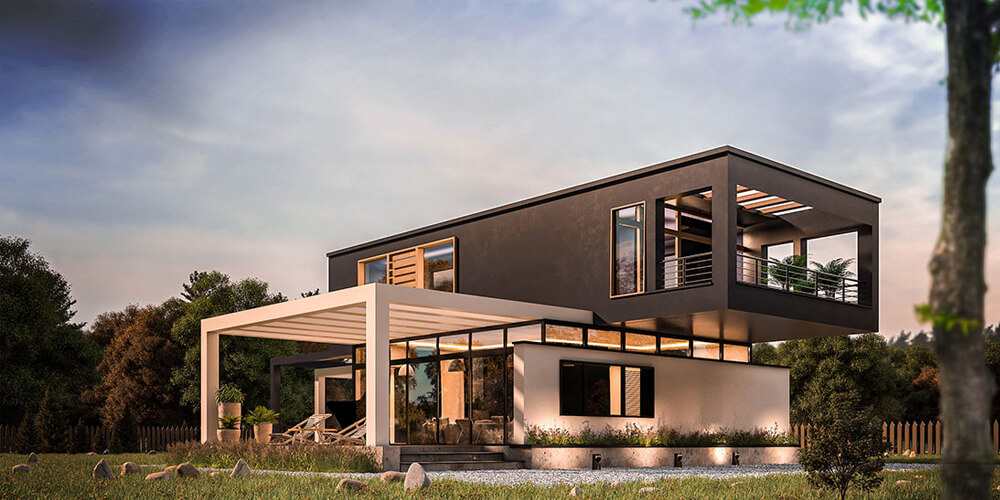 Exterior 3D Rendering